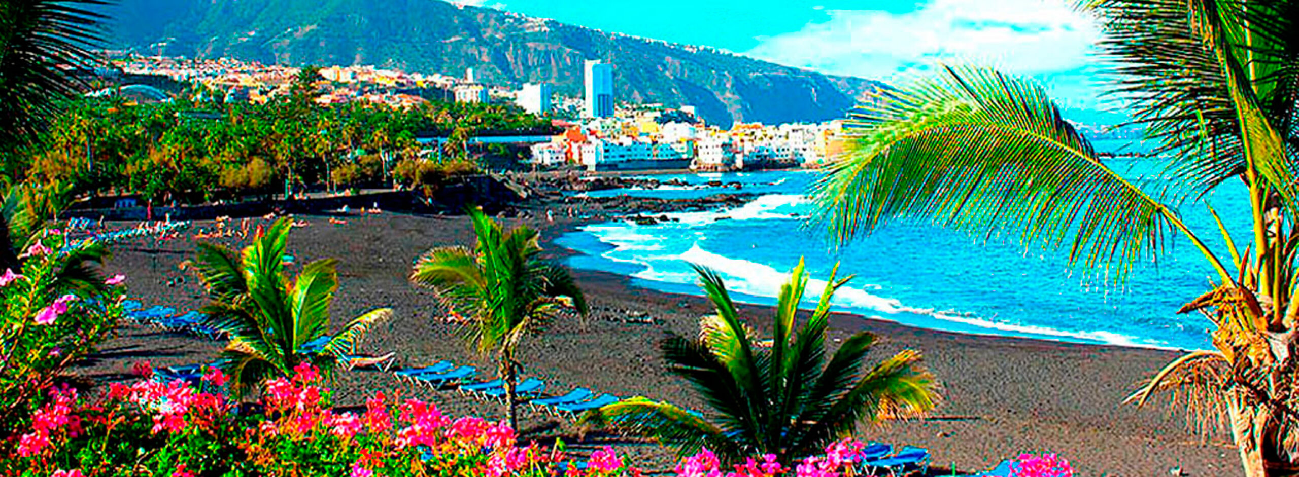 Playa Jardín, en el Puerto de la Cruz