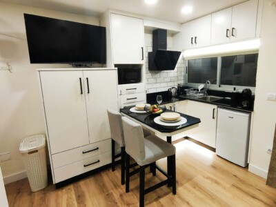 Cocina del alojamientos Castillo San Felipe de Alojamientos J&J