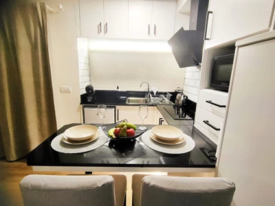 Cocina del alojamiento "El Polvorín" de Alojamientos J&J